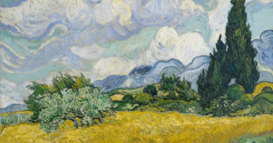 Wheat Field with Cypresses, 1889, by Van Gogh
