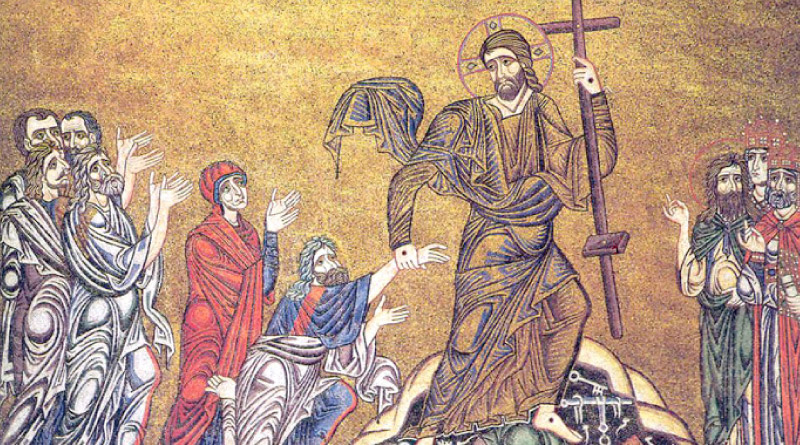 Icon of Christ conquering hell